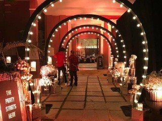 Illuminated Arch Tunnel - Madhya Pradesh Event Management